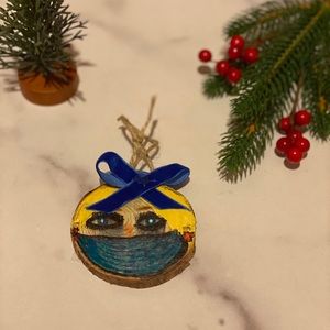 Hand painted Christmas ornament